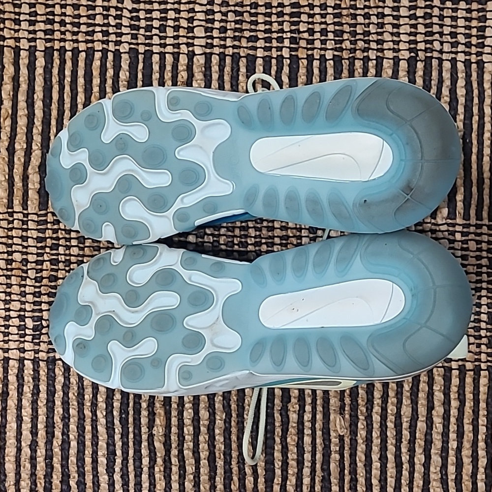 NIKE AIR MAX 270 REACT PSYCHEDELIC ART SNEAKERS - Picture 8 of 9
